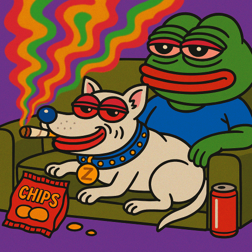 Zeus and Pepe Psychedelic Hangout