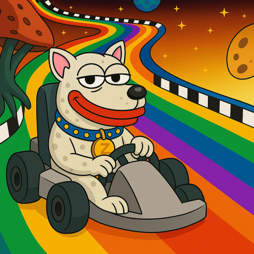 Zeus Racing Go-Kart on Rainbow Track