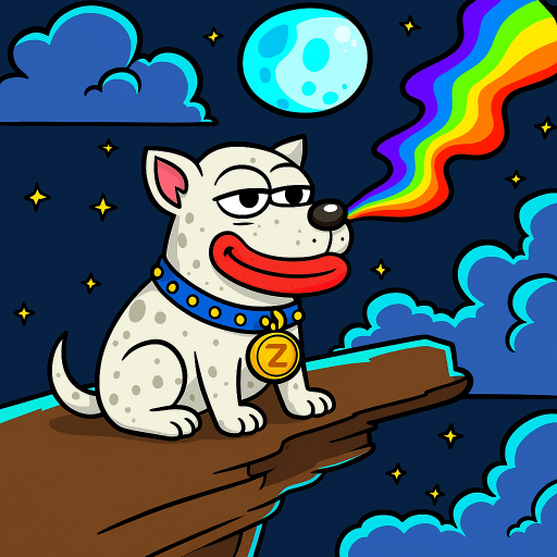 Zeus on Space Bridge with Rainbow Breath